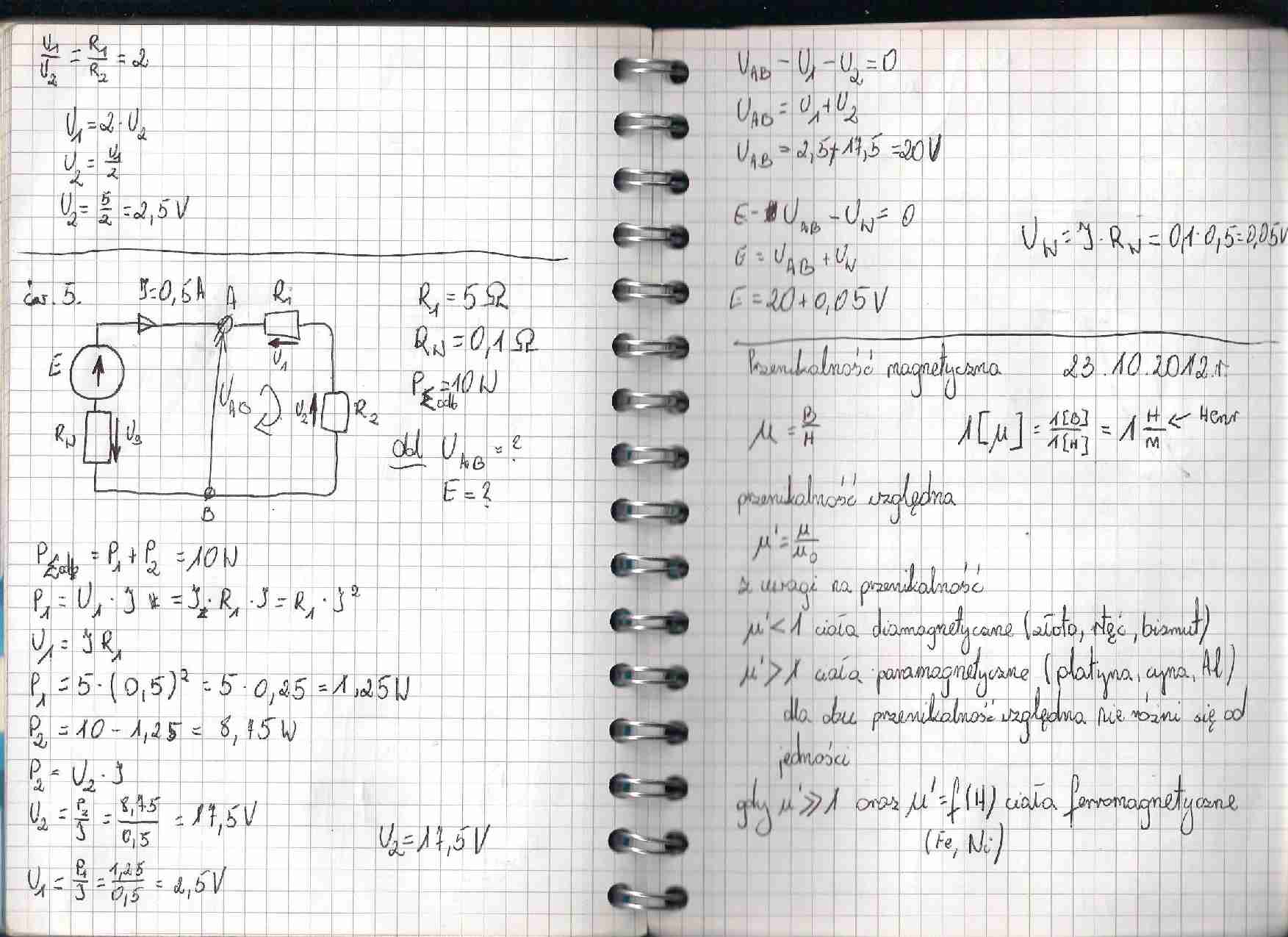 Elektrotechnika - notatka - strona 1