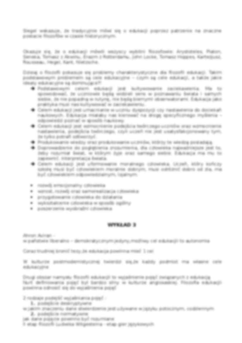 Filozofia Edukacji - strona 2