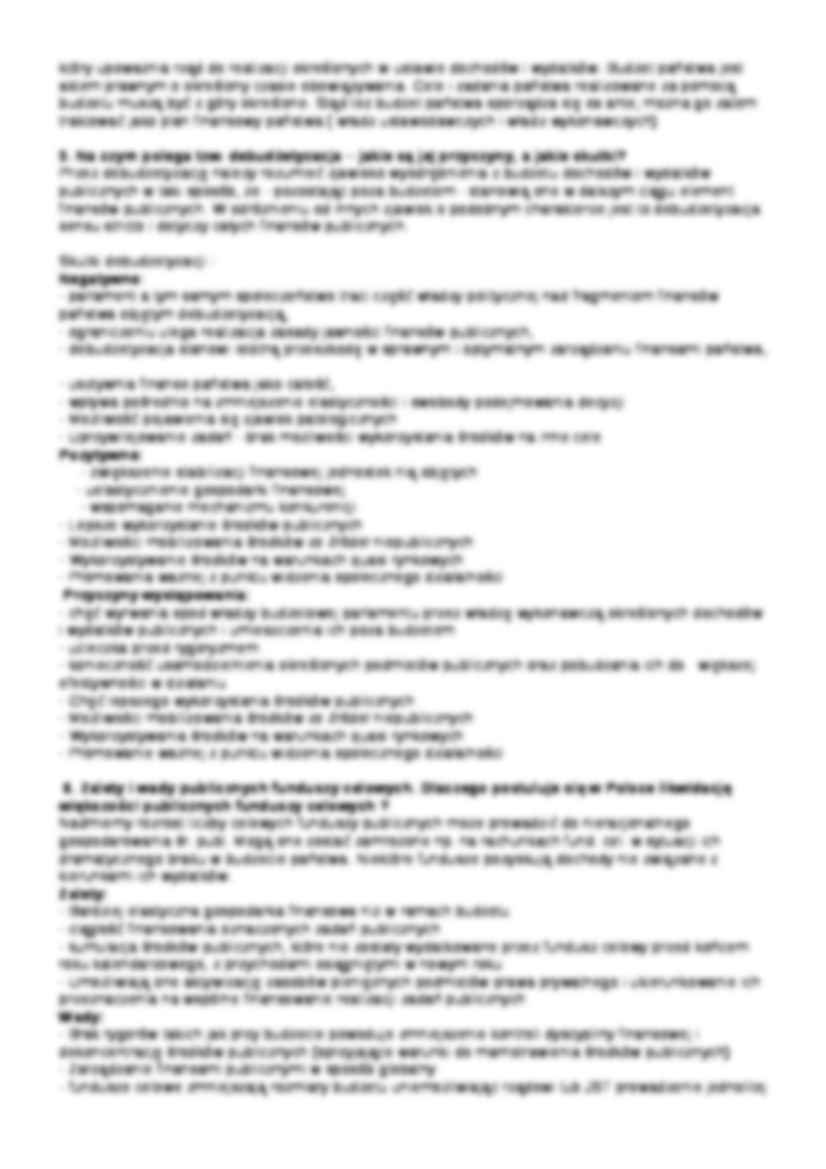 Odpowiedzi na pytania egzaminacyjne z finansów pub - strona 3