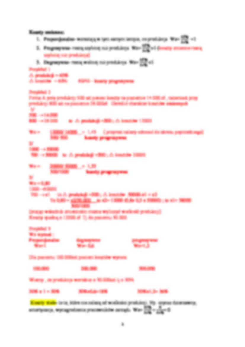 Rachunek kosztów - Działania tworzące wartość - strona 3