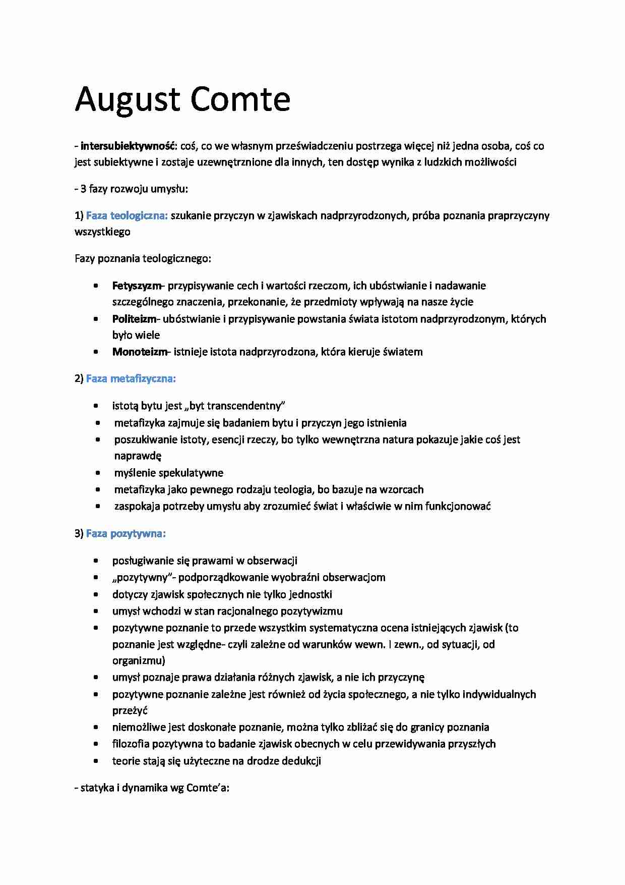 Historia myśli społecznej i socjologicznej - strona 1