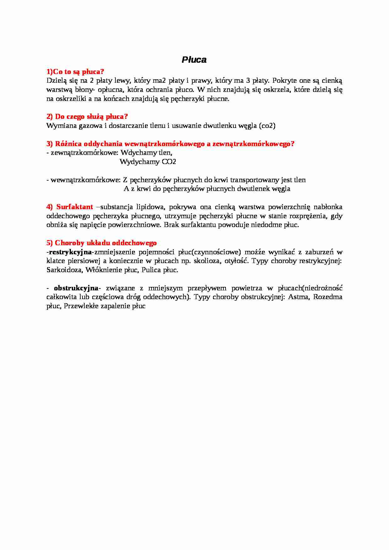 Płuca - strona 1
