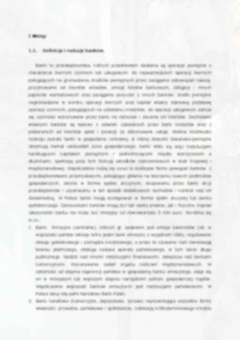 Kredyt gotówkowyn - Definicja i rodzaje banków - strona 2