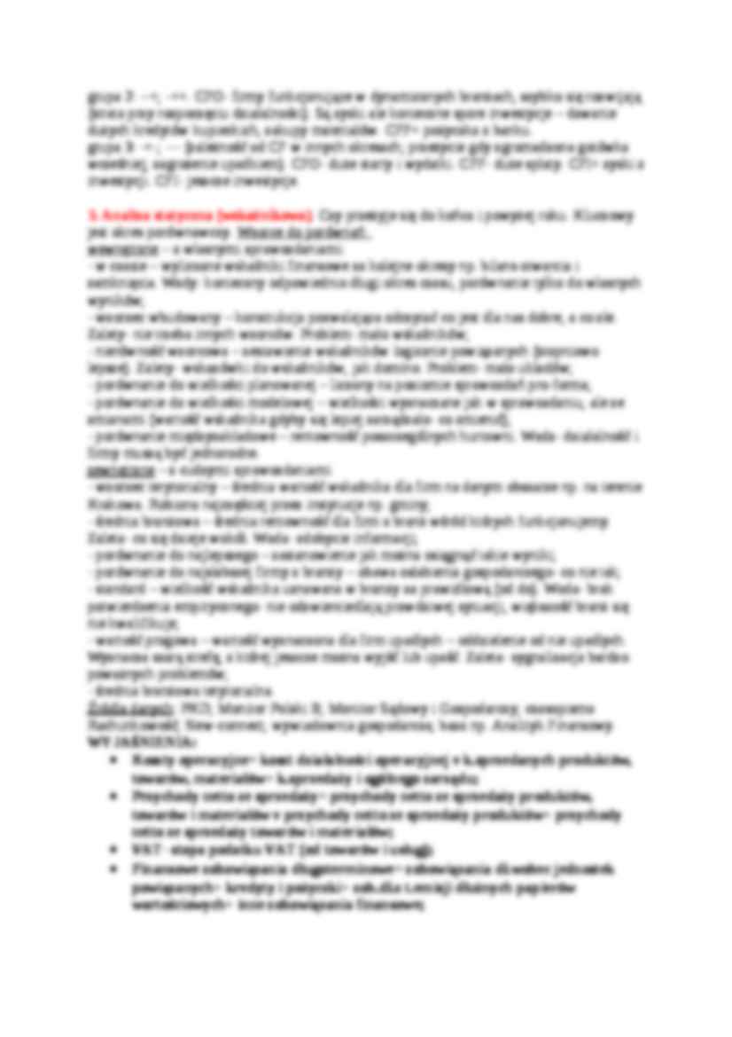 Analiza sprawozdań finansowych - Analiza wstępna - strona 3