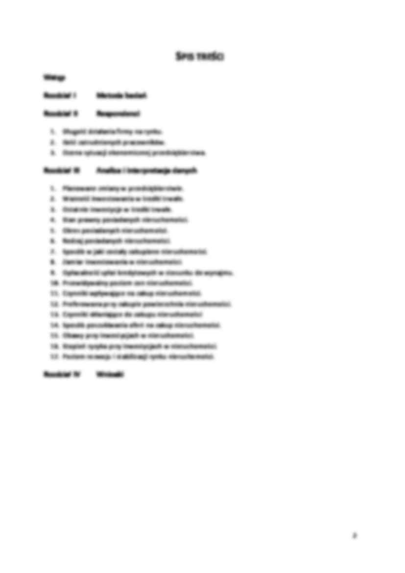 Badania marketingowe - rynek nieruchomości - strona 2