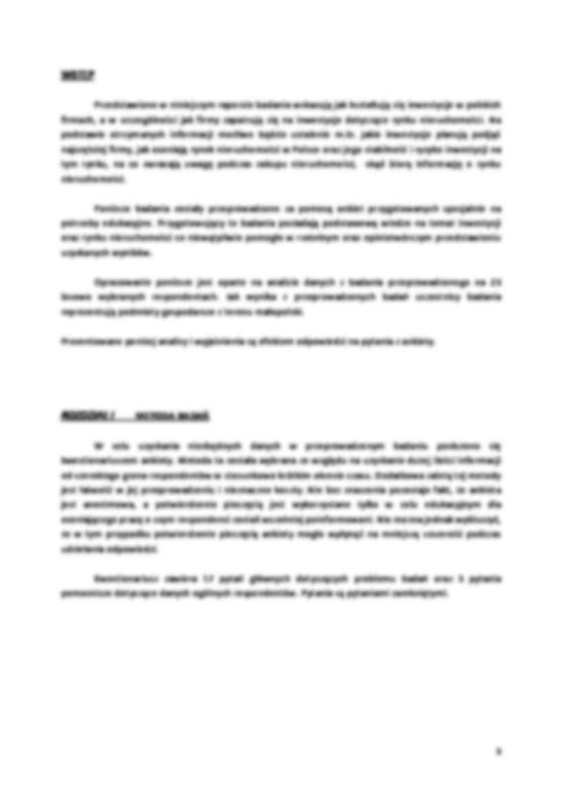 Badania marketingowe - rynek nieruchomości - strona 3