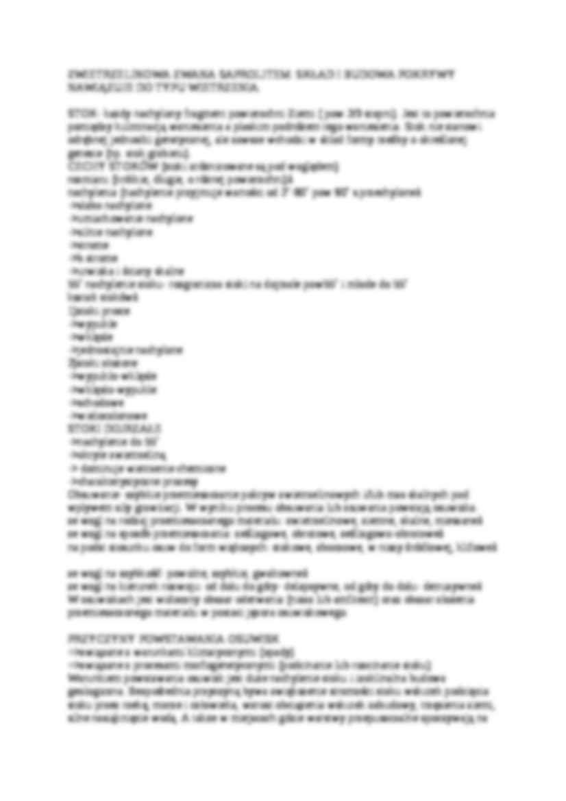Geomorfologia egzamin - strona 2