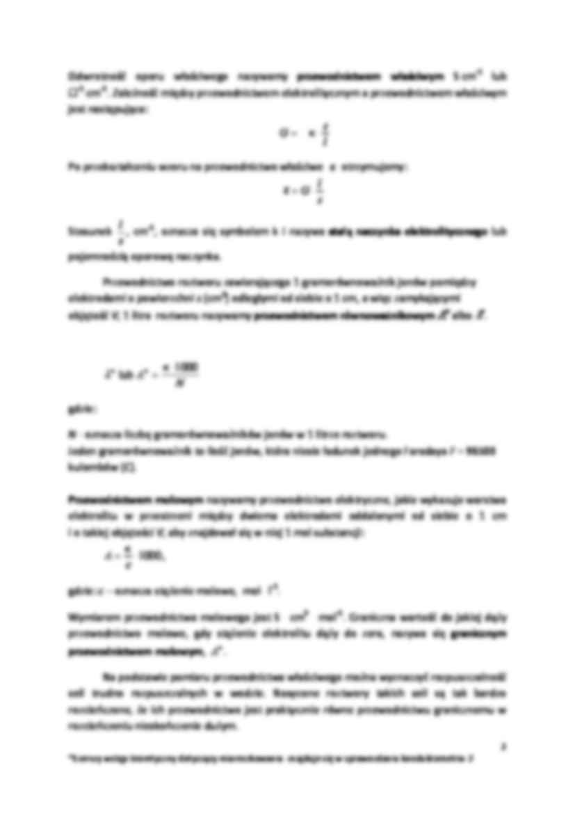 Konduktometria I i II Sprawozdanie - strona 2