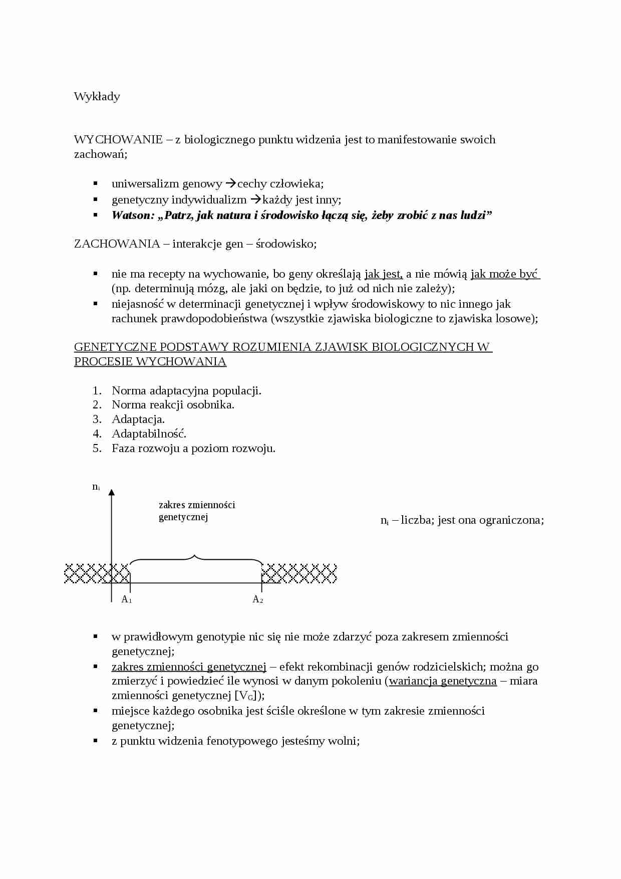Wykłady  - strona 1