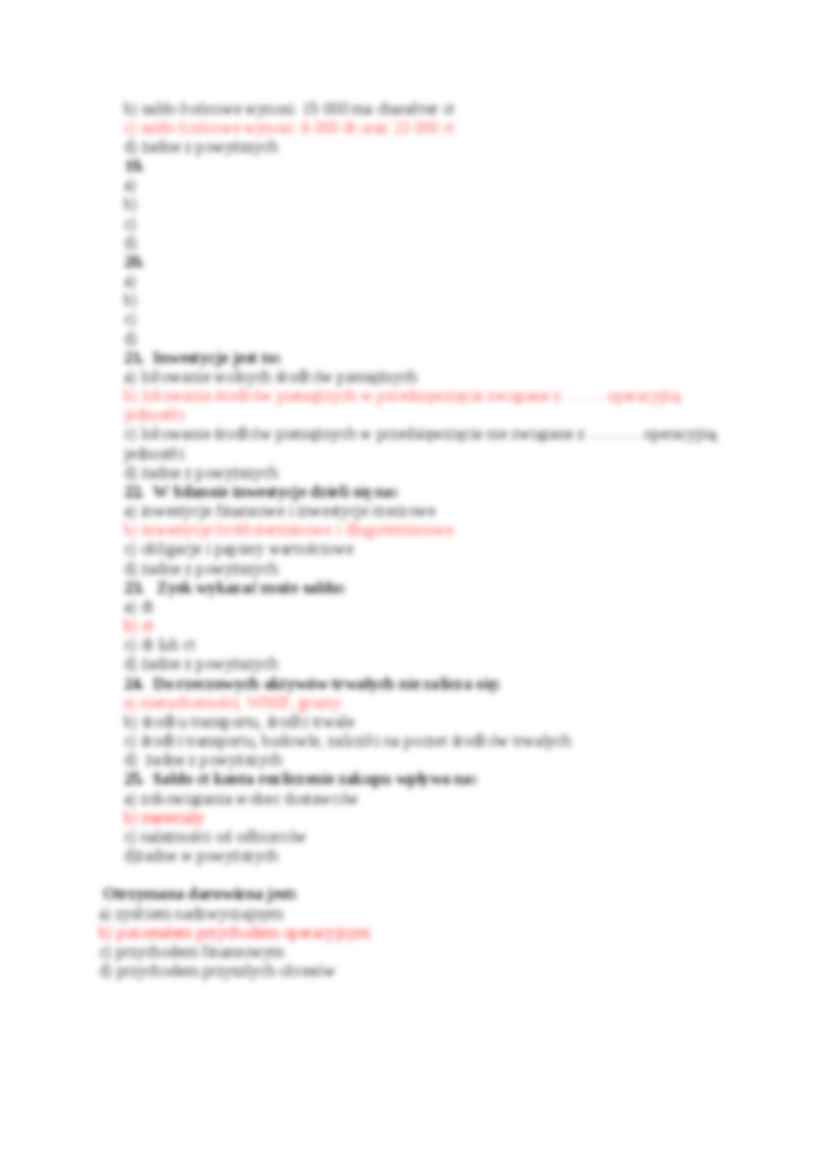 rachunkowośc test - strona 3