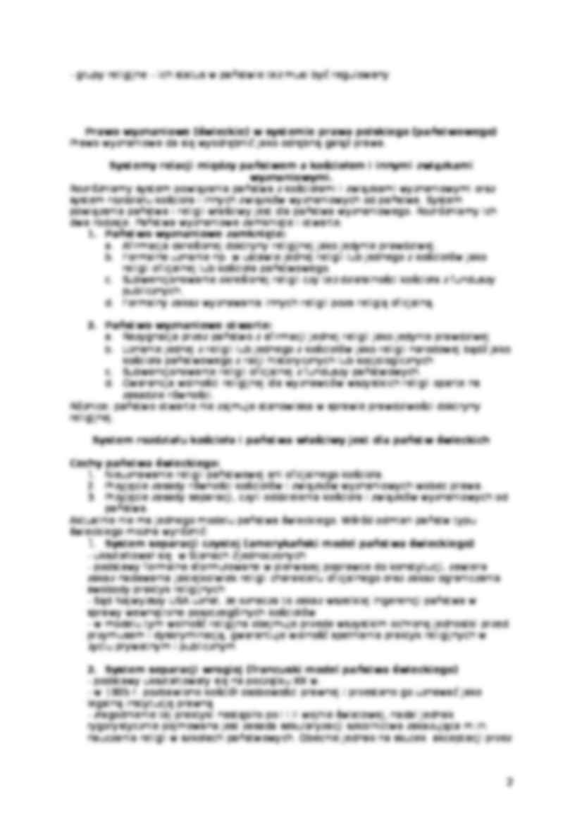 Prawo wyznaniowe UMCS - Państwo świeckie - strona 2