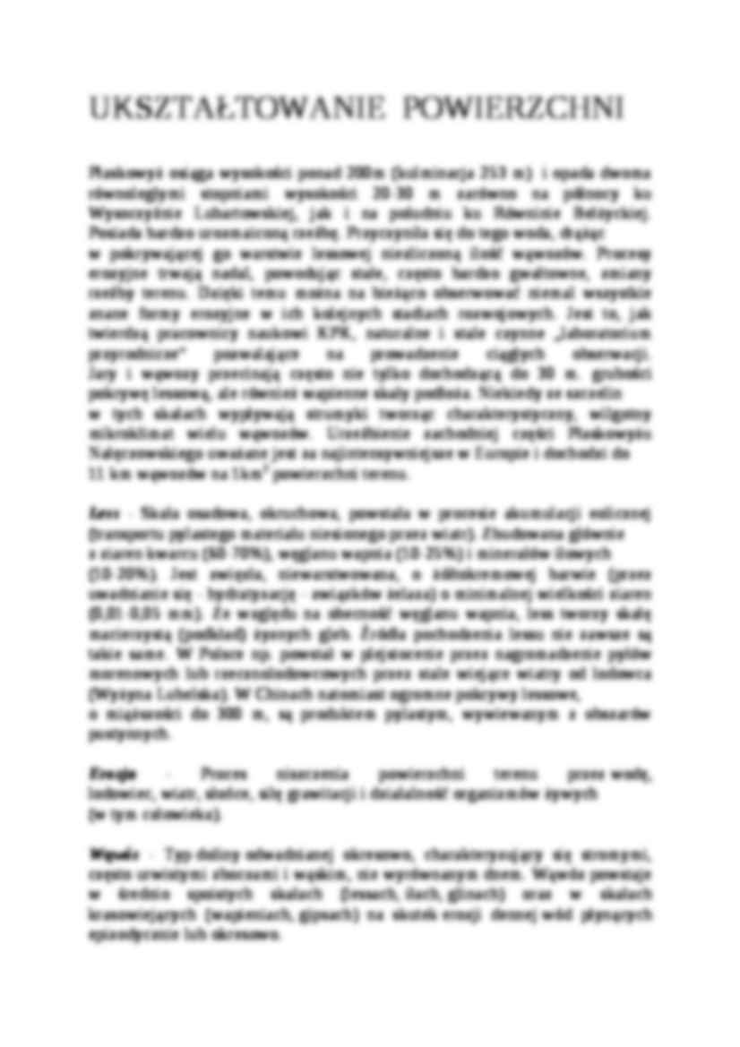 Płaskowyż Nałęczowski - referat - strona 3