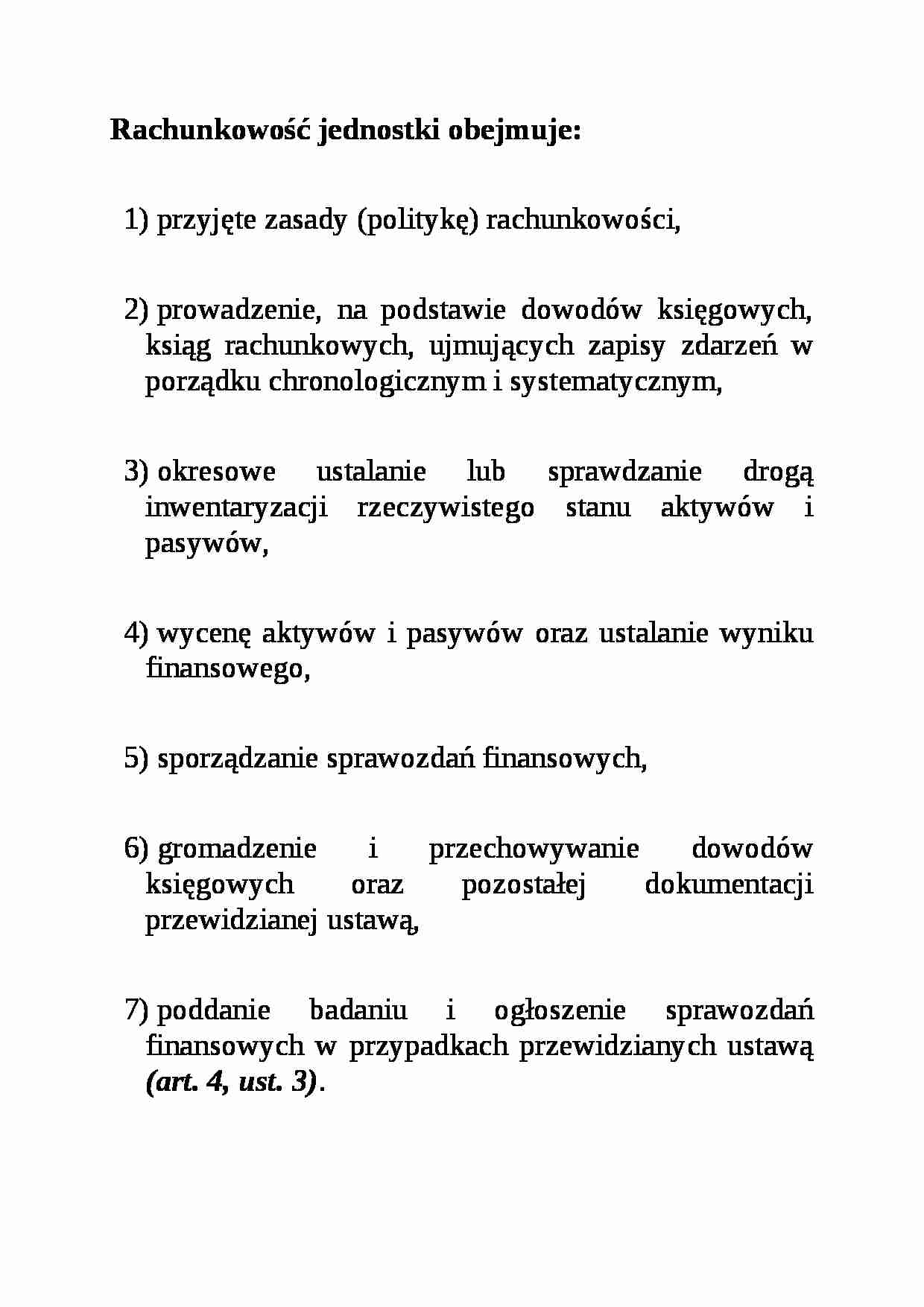 Rachunkowość dla początkujących - strona 1