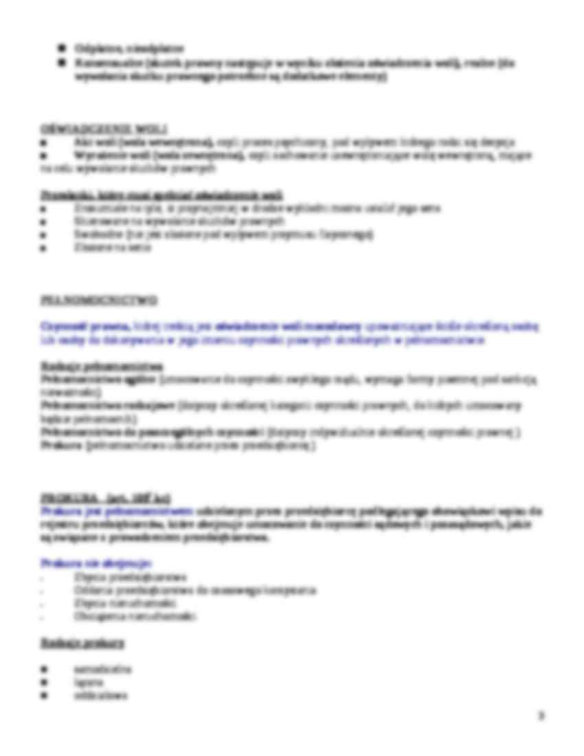 prawo cywilne wyklady - strona 3