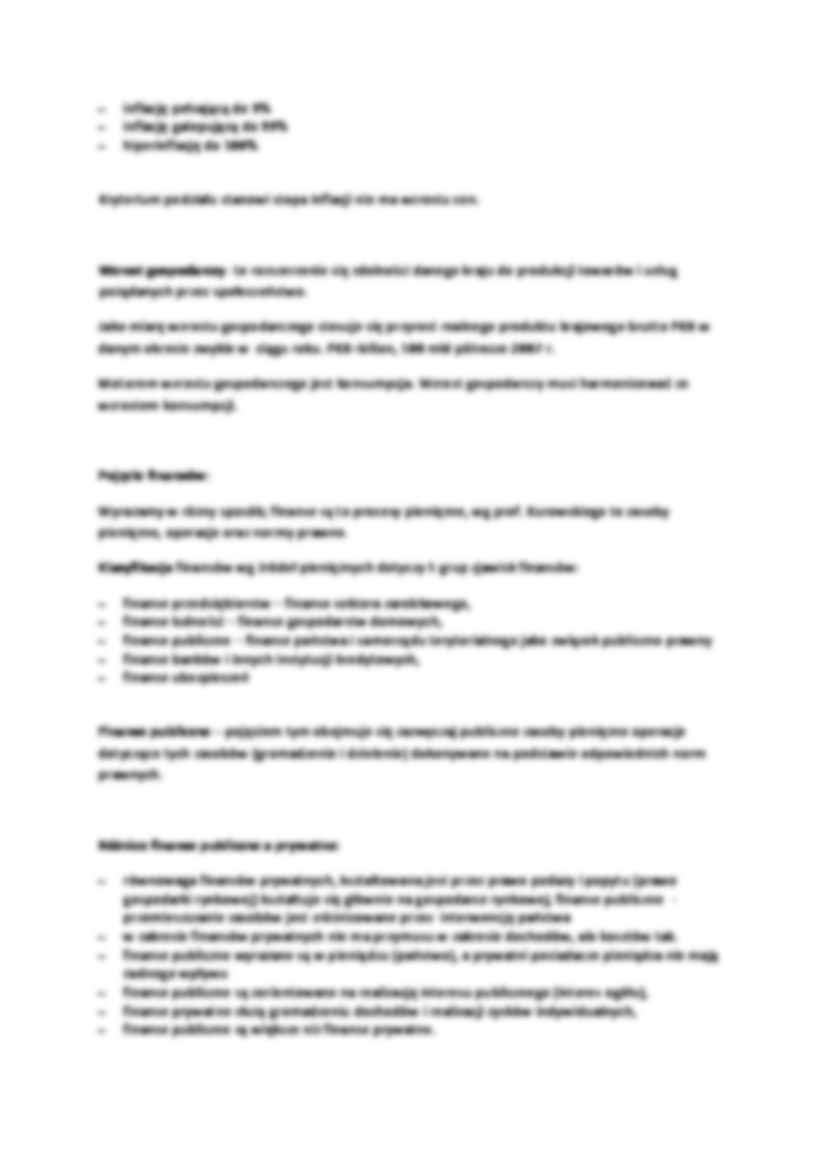 Prawo finansowe - Pieniądz  - strona 3