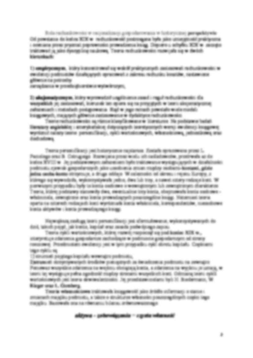 Rozwój teorii rachunkowości - praca zaliczeniowa - strona 2