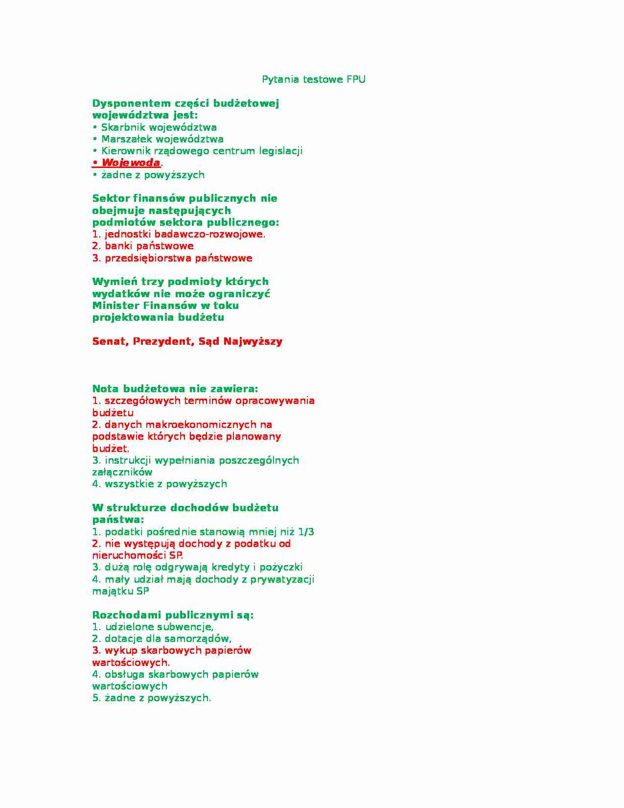 Finanse publiczne - Rozchody publiczne - strona 1