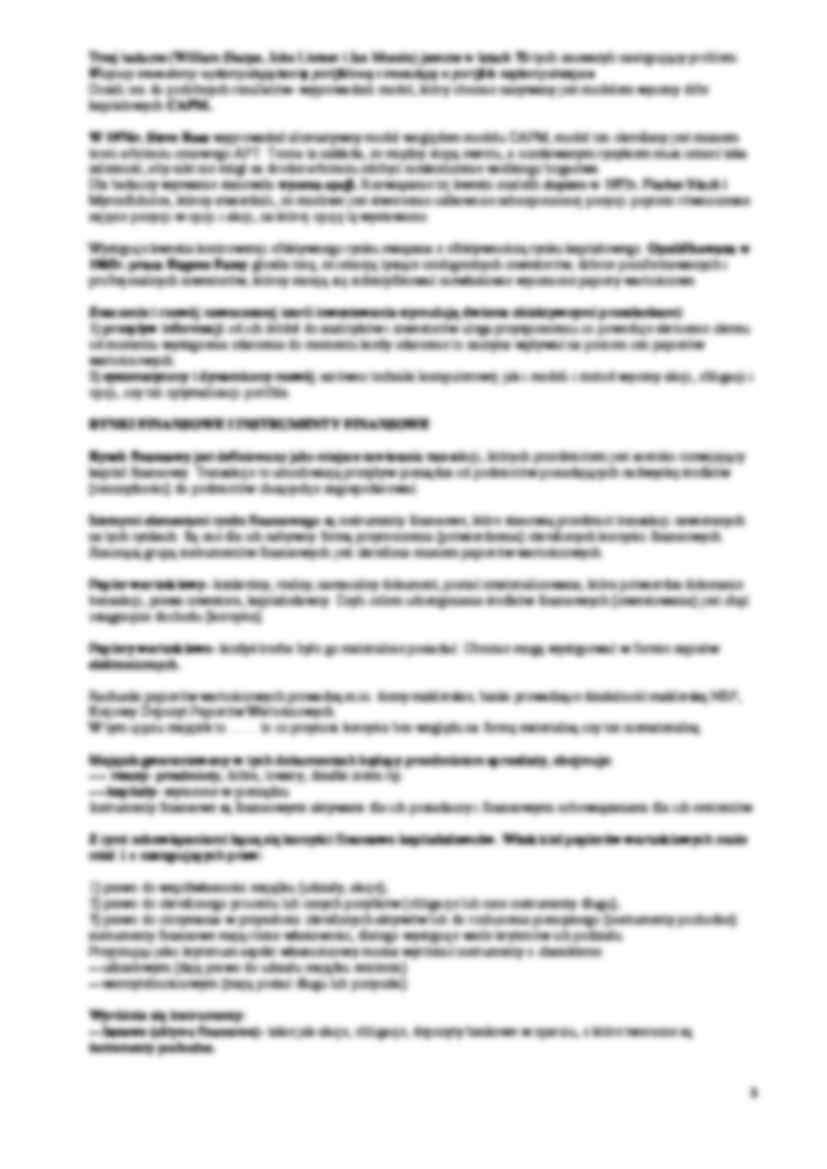Portfel inwestycyjny wykłady - strona 3
