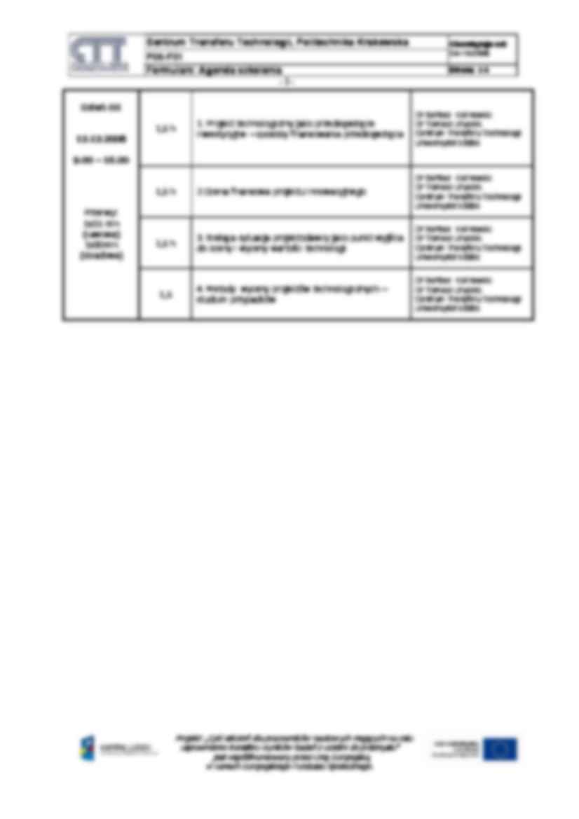 ekonometria - harmonogram szkoleń - strona 3