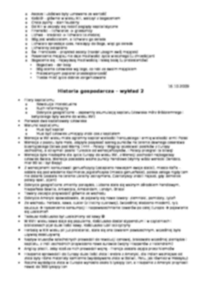 wykłady historia gospodarcza dr.Z Janeczek - strona 2
