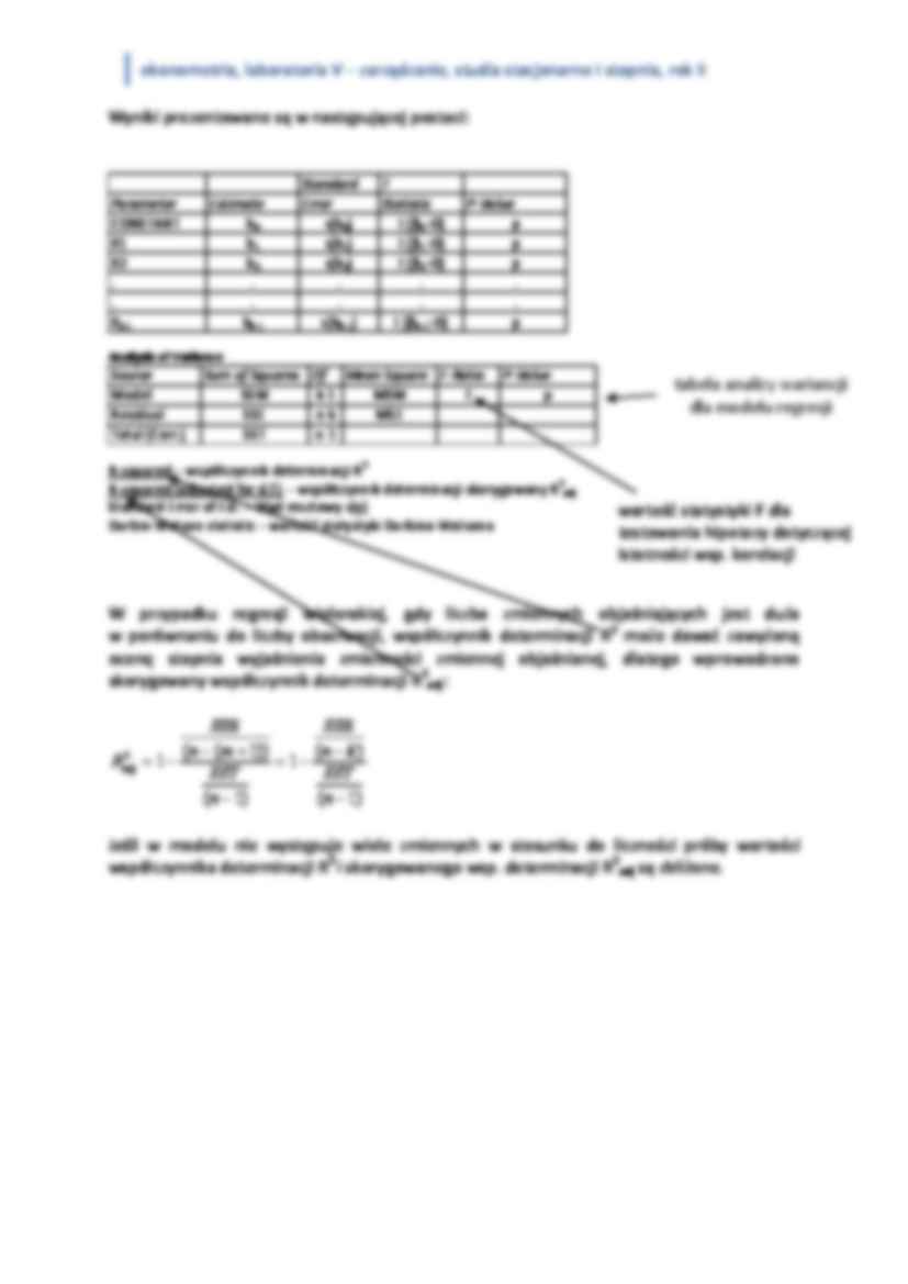 Ekonometria - laboratoria 5 regresja liniowa  - strona 3