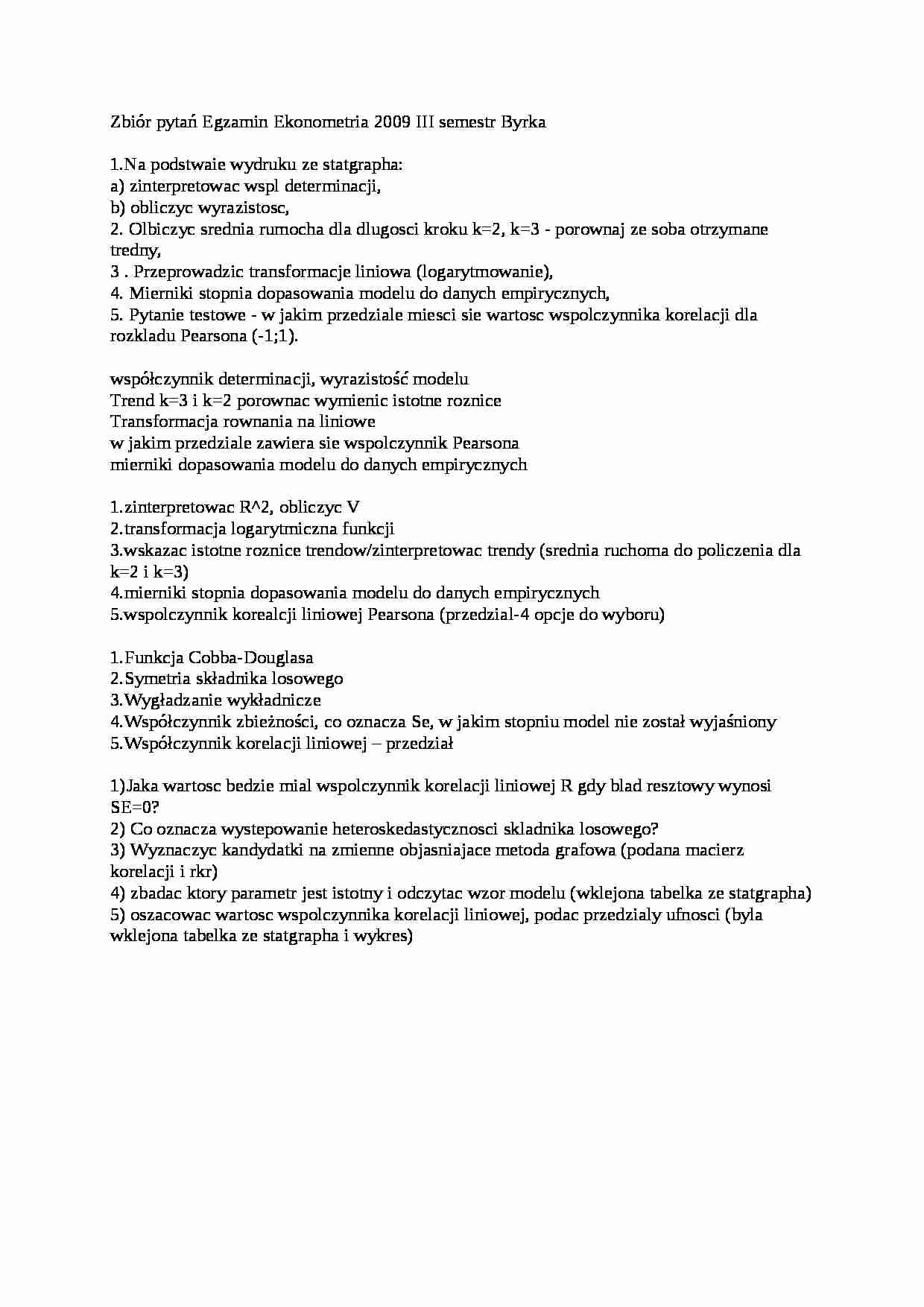 zbiór pytań na egzamin - strona 1