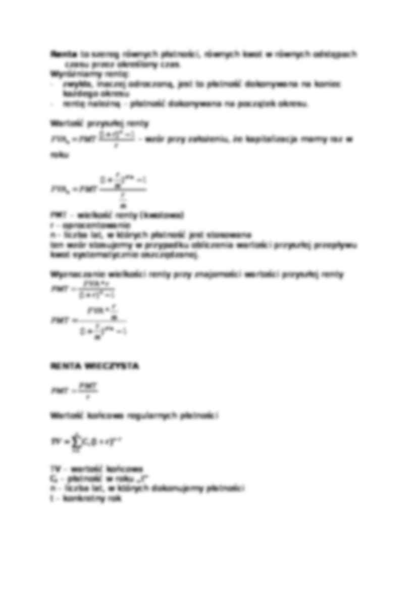 Matematyka finansowa - kapitalizacja, dyskonto, renta - strona 3