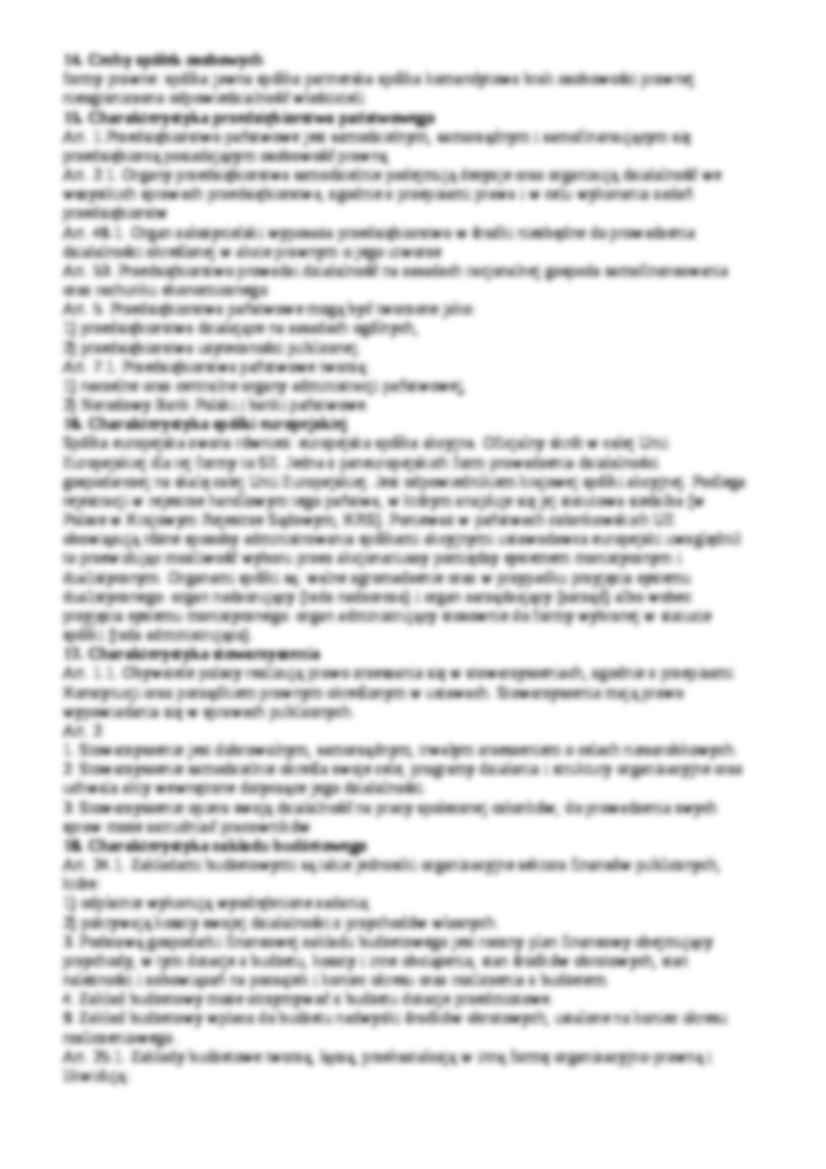 Nauki o organizacji - pytania na zerówke - strona 3