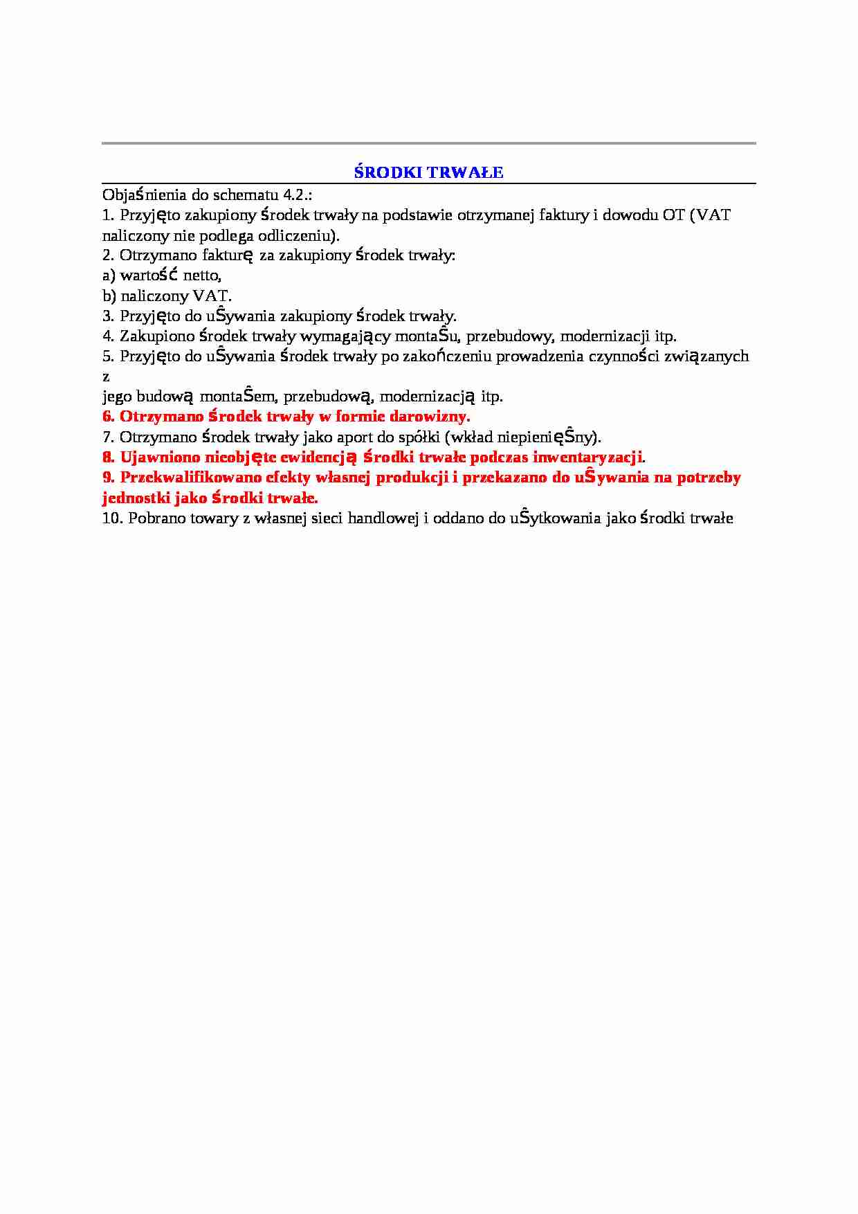 Rachunkowość - opracowanie bilansu - strona 1