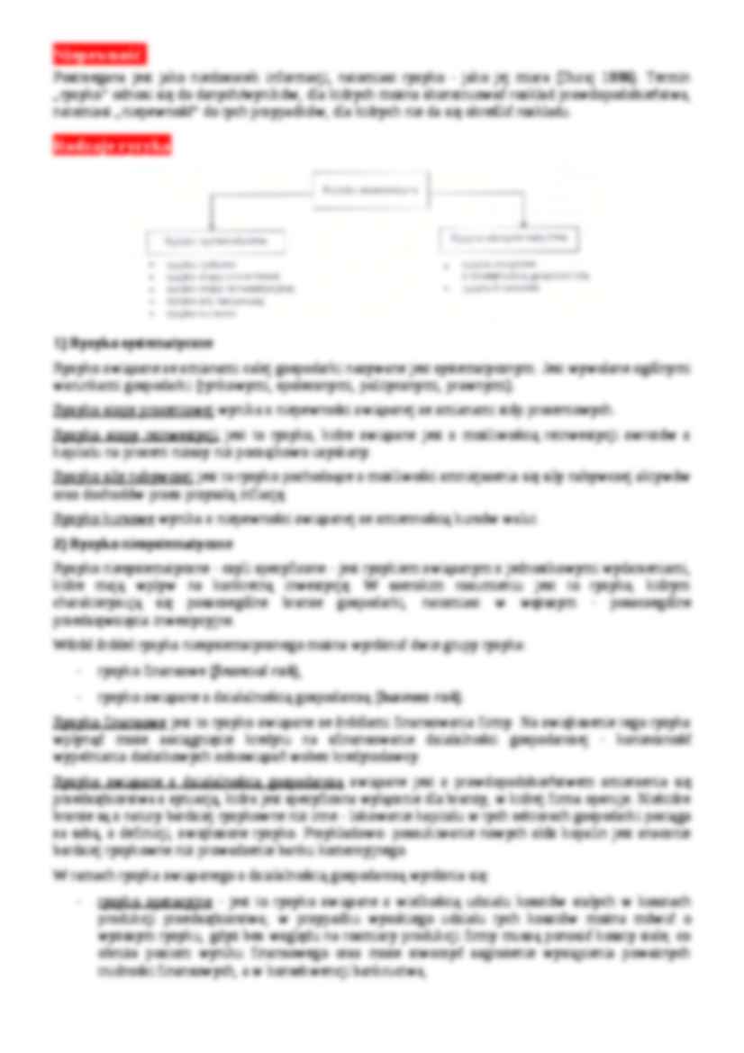 Ryzyko inwestycyjne - materiały na egzamin - strona 2