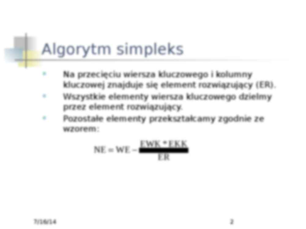 Badania operacyjne - wykład 3 - strona 2