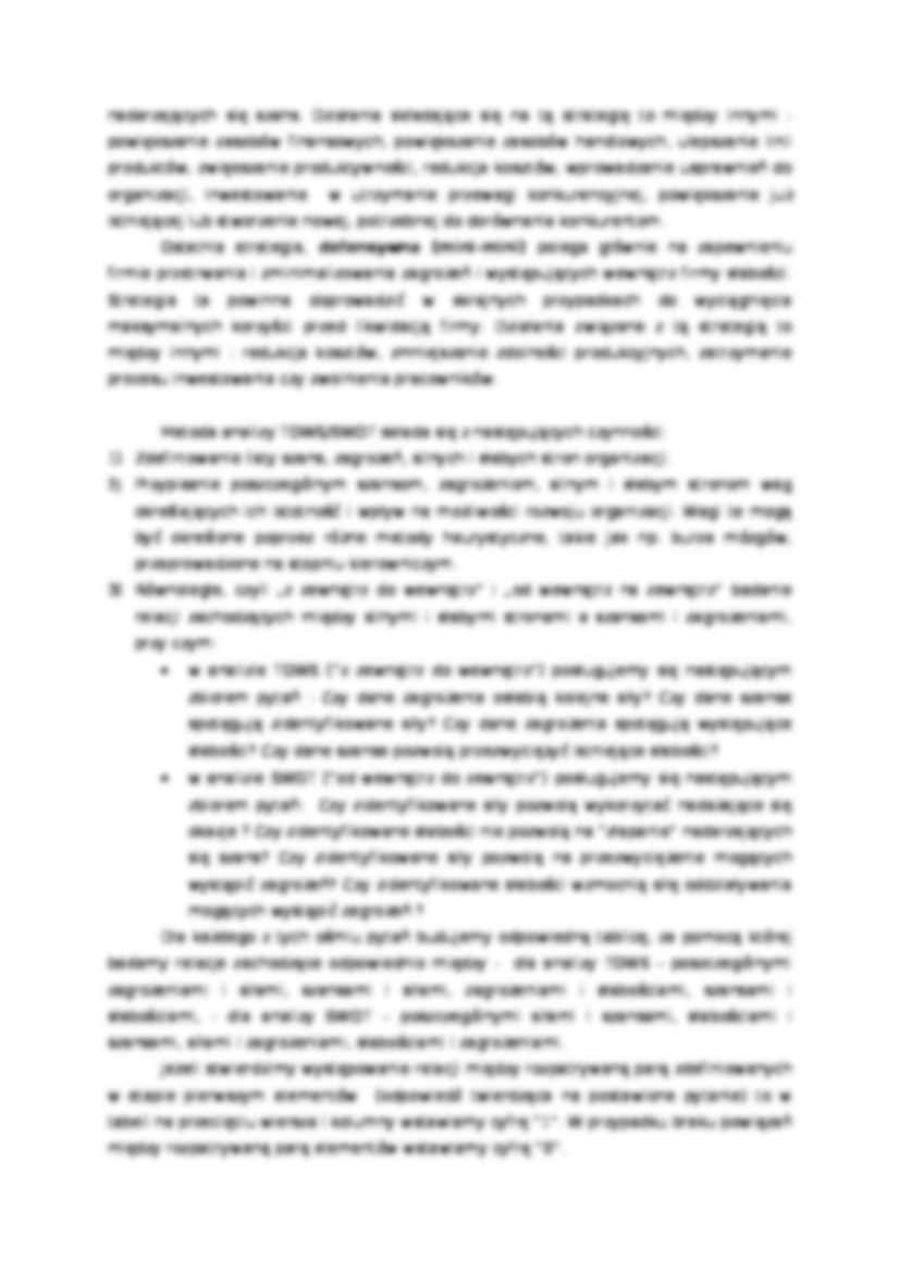 Analiza SWOT i TOWS - Konkurencja - strona 2