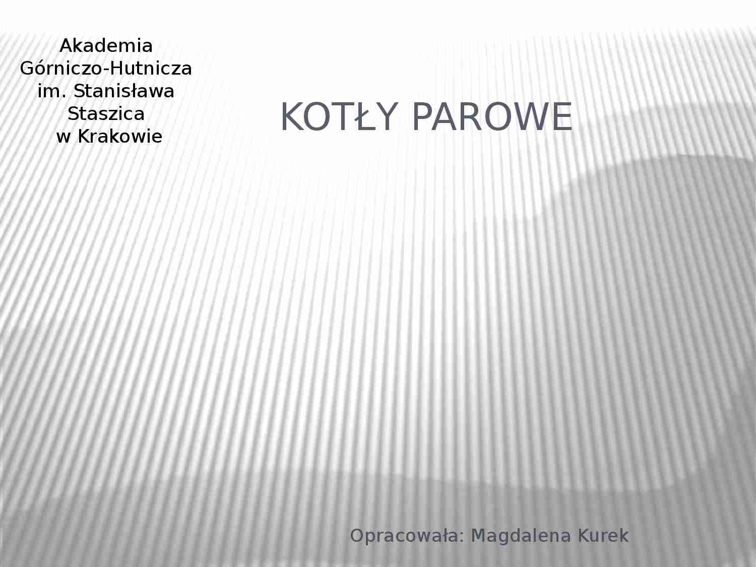 Kotły parowe 2 - strona 1
