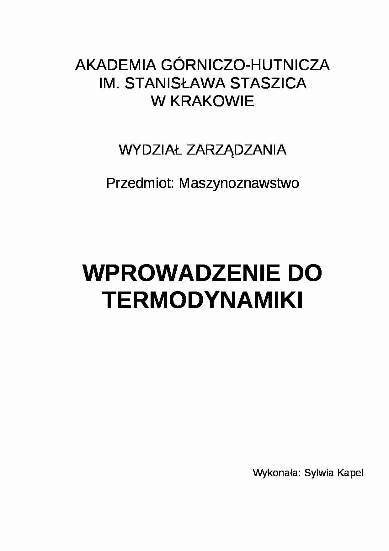 Maszynoznawstwo - referaty - strona 1