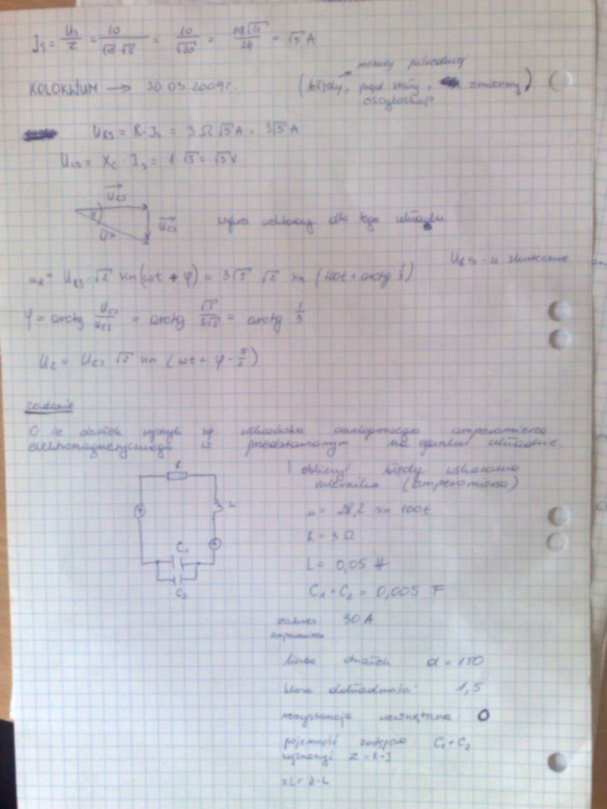 Metrologia- ćwiczenia gr 2 - strona 2