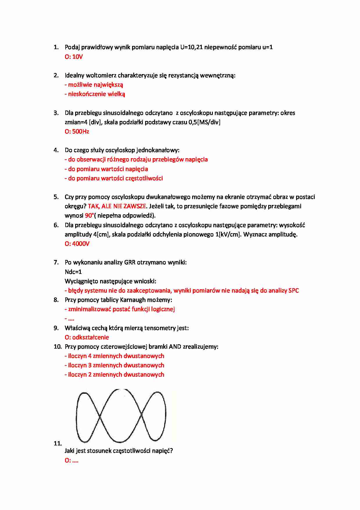 Metrologia - egzamin nr 2 - strona 1