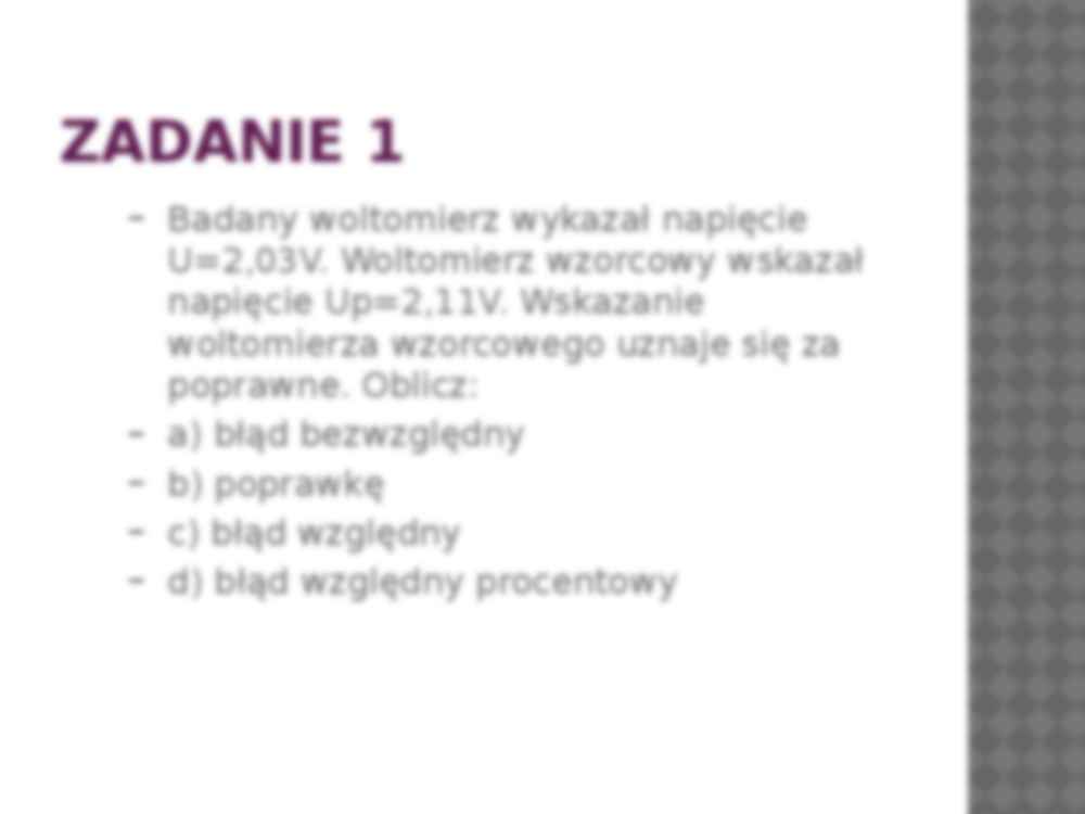 Metrologia - zadania nr 2 - strona 2