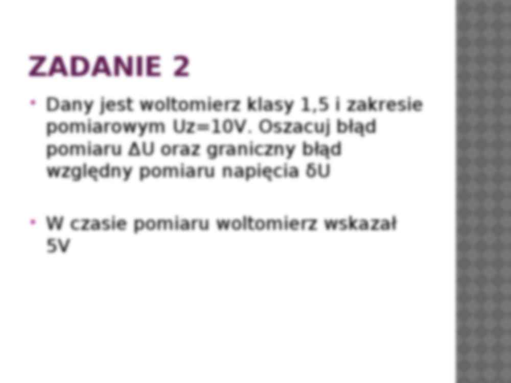 Metrologia - zadania nr 2 - strona 3