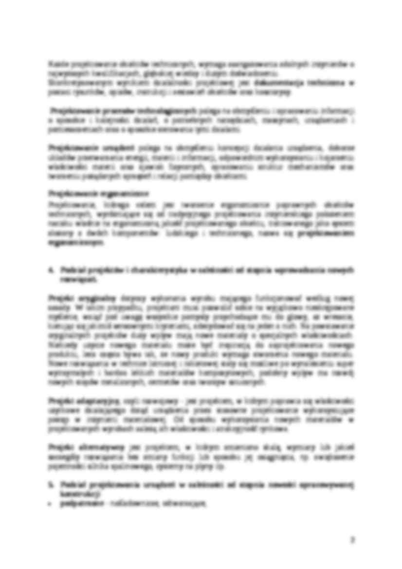Podstawy projektowania inżynierskiego - pytania - Projektowanie techniczne  - strona 2