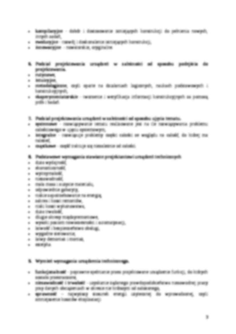 Podstawy projektowania inżynierskiego - pytania - Projektowanie techniczne  - strona 3