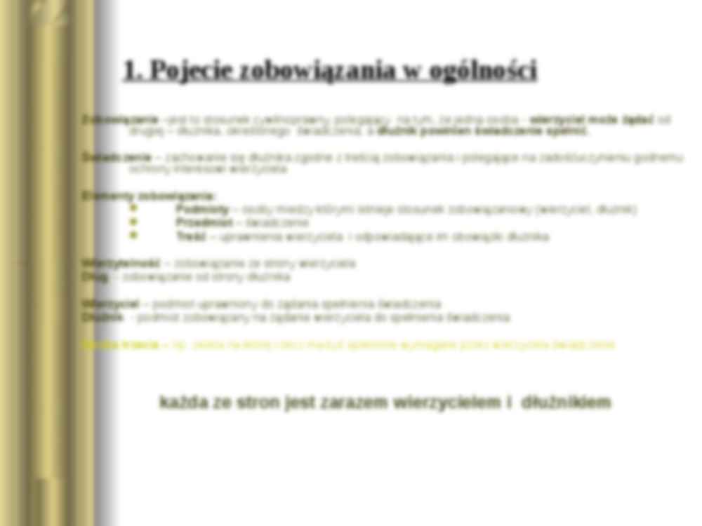 Prawo gospodarcze - zobowiązania - strona 3