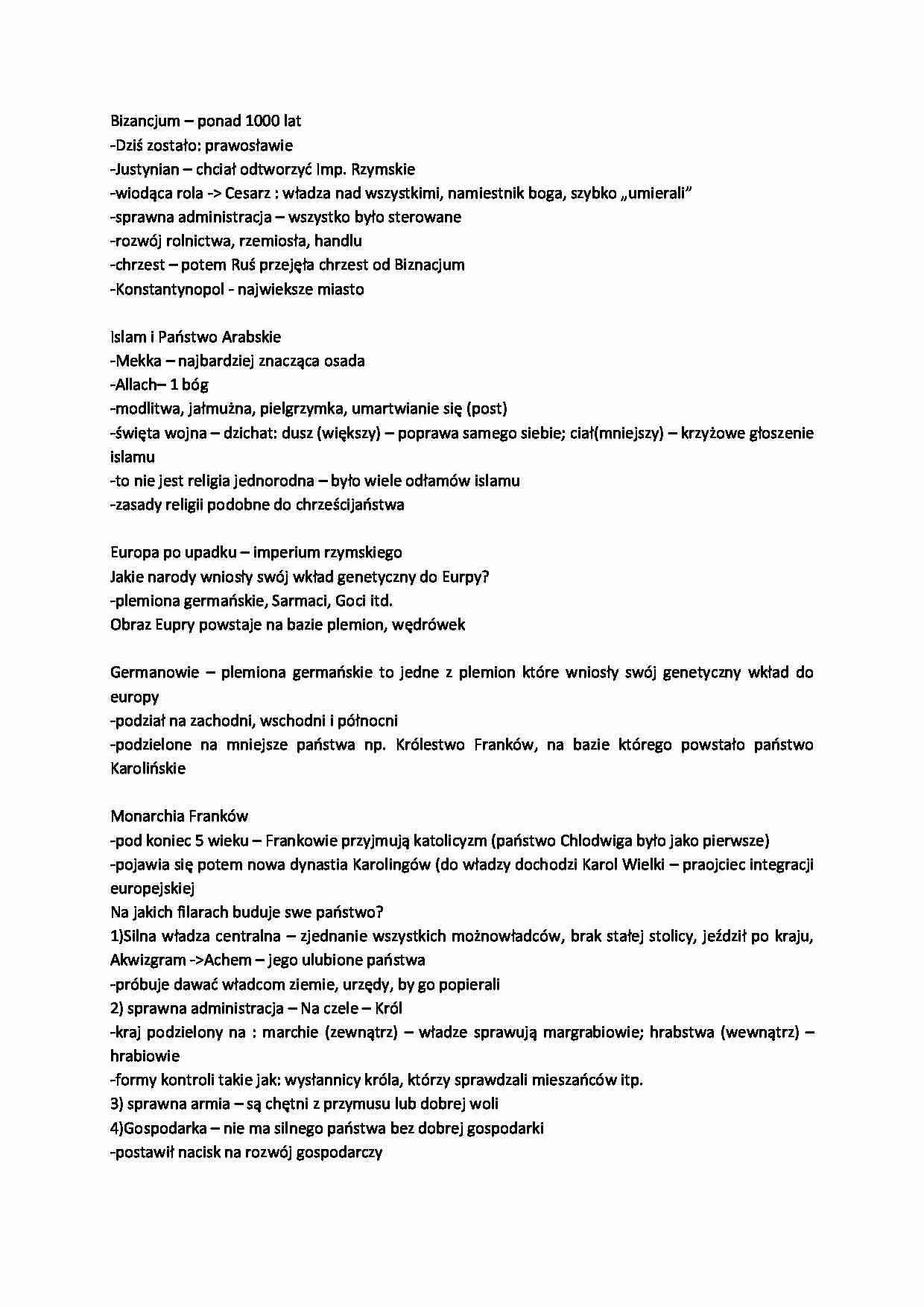 Historia Gospodarcza - wykłady - IMPERIUM OTTONÓW  - strona 1