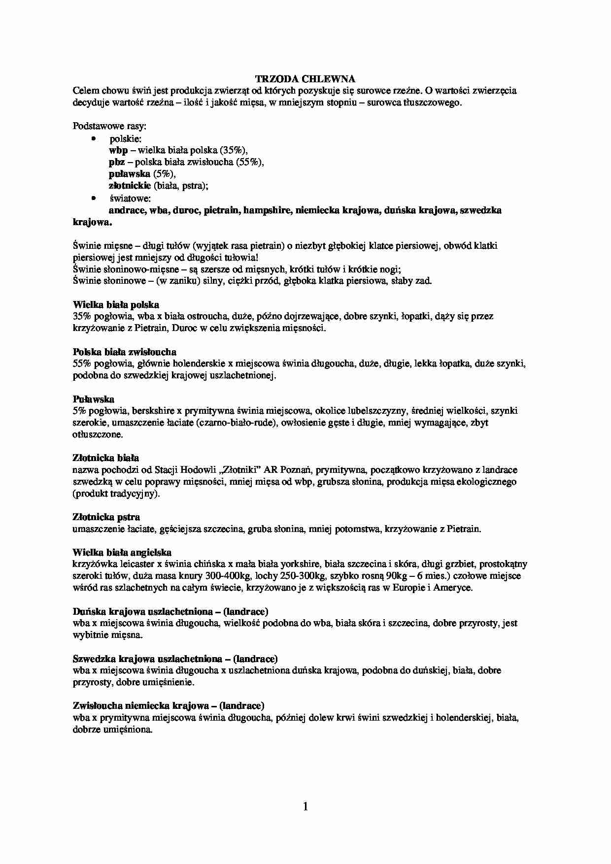 Trzoda chlewna i drób - BPPZ - strona 1