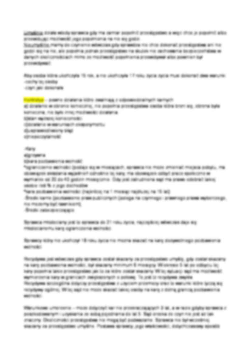 Encyklopednia prawa, wykład II- prawo karne - strona 2