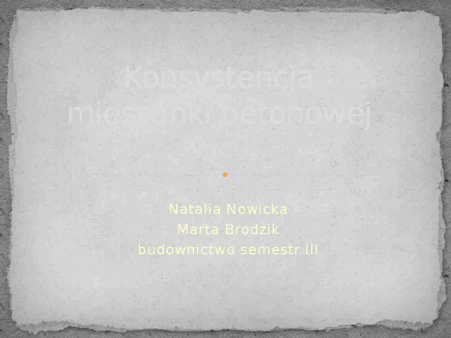 Konsystencja mieszanki betonowej - strona 1
