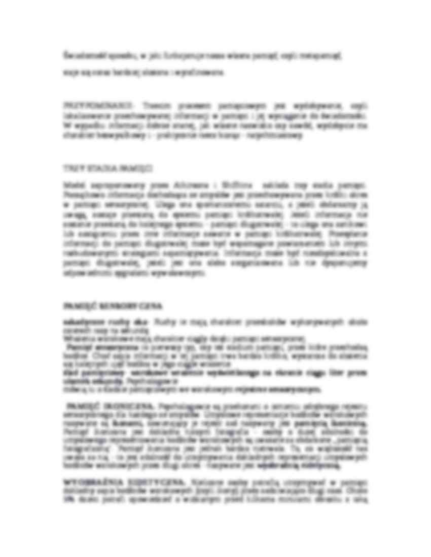 Pamięć i teorie uczenia się - strona 2