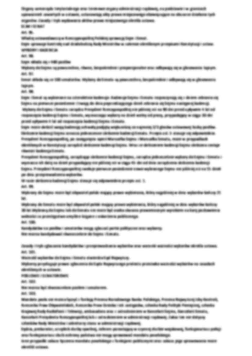 Prawo konstytucyjne - sejm i senat - strona 2
