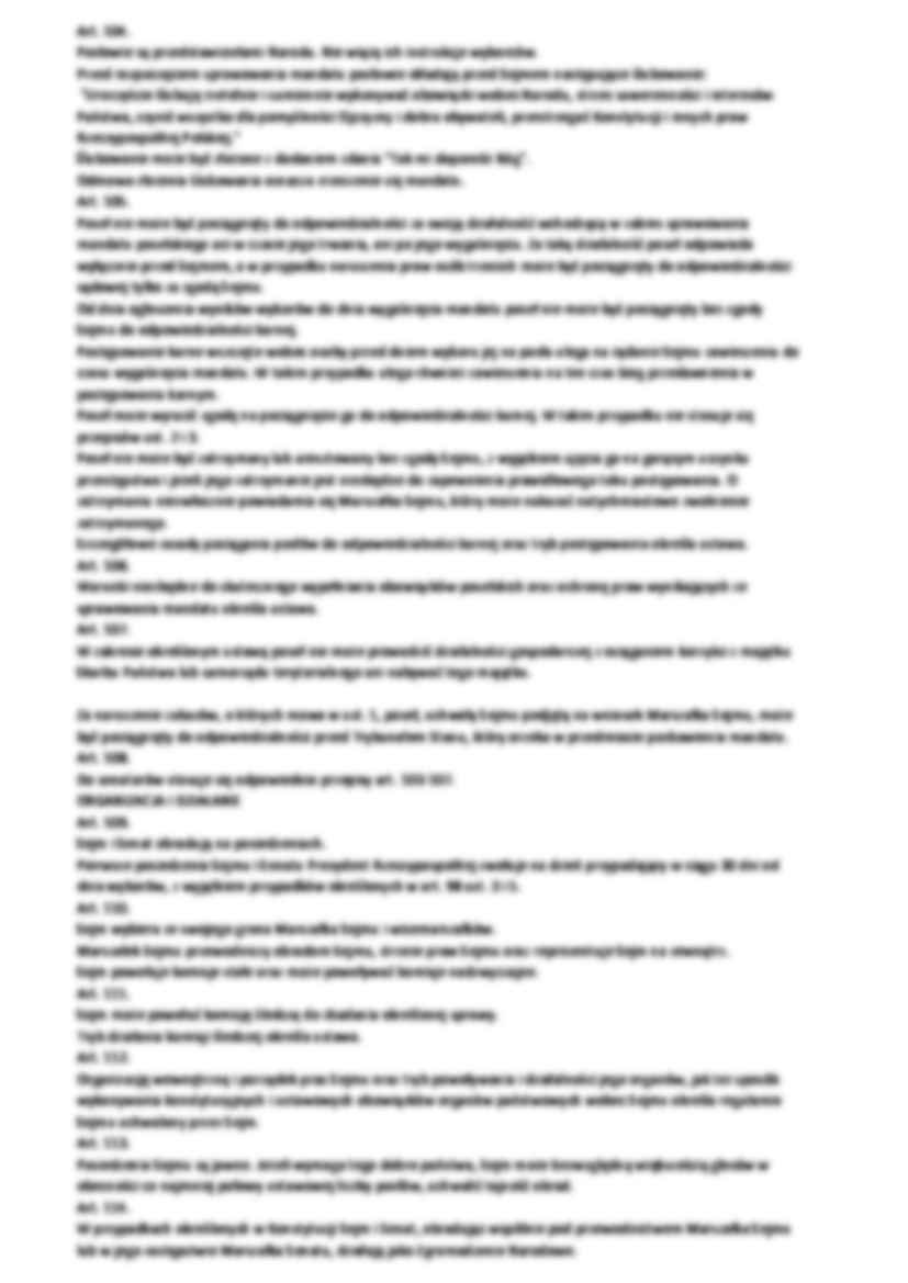 Prawo konstytucyjne - sejm i senat - strona 3