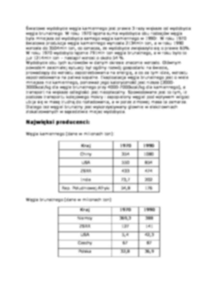 Wydobycie węgla na świecie - moje - strona 2