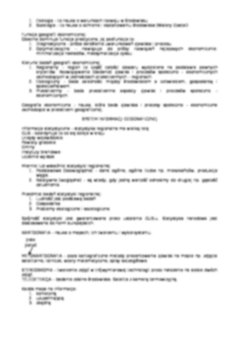 Geografia ekonomiczna (12 stron) - strona 2